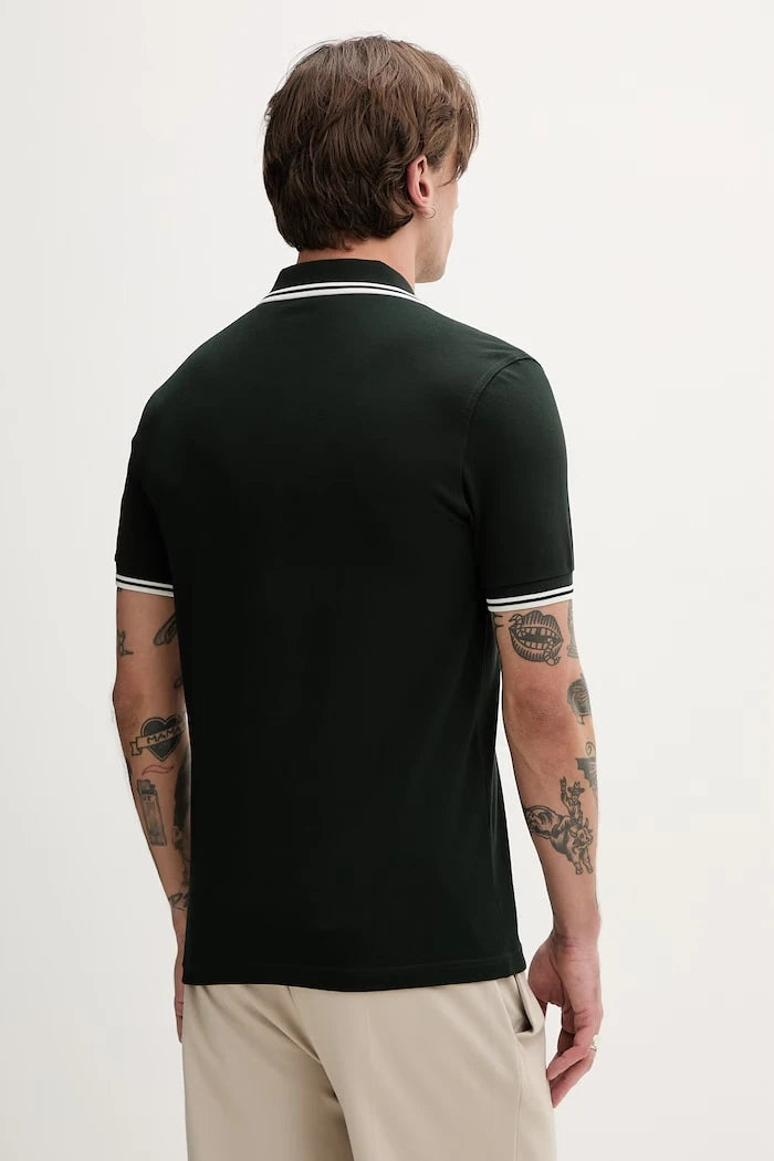 Памучна тениска с яка Fred Perry