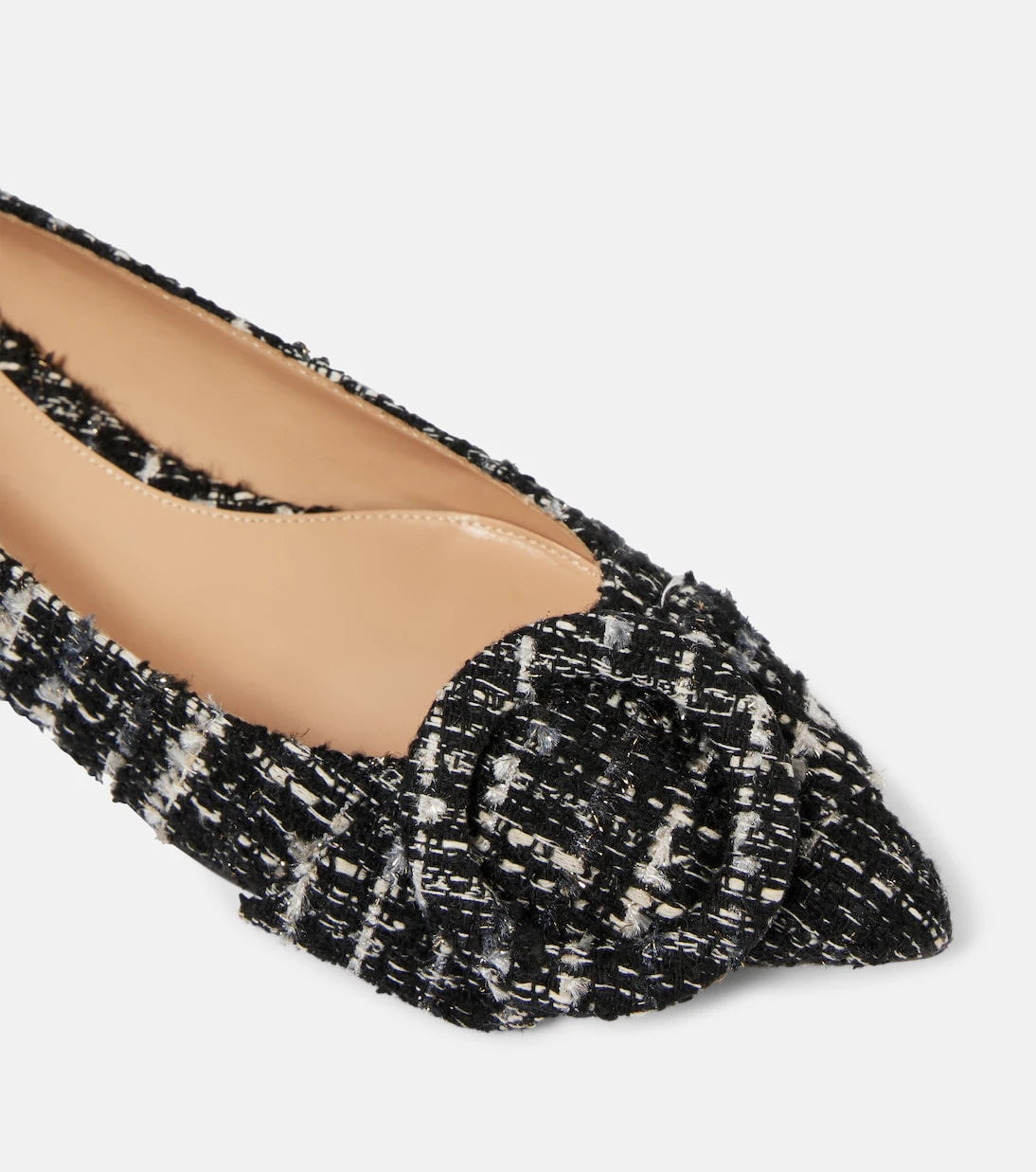Gianvito Rossi - Venezia bouclé ballet flats