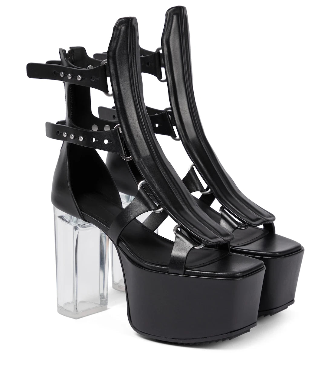 Rick Owens - Leather platform sandals