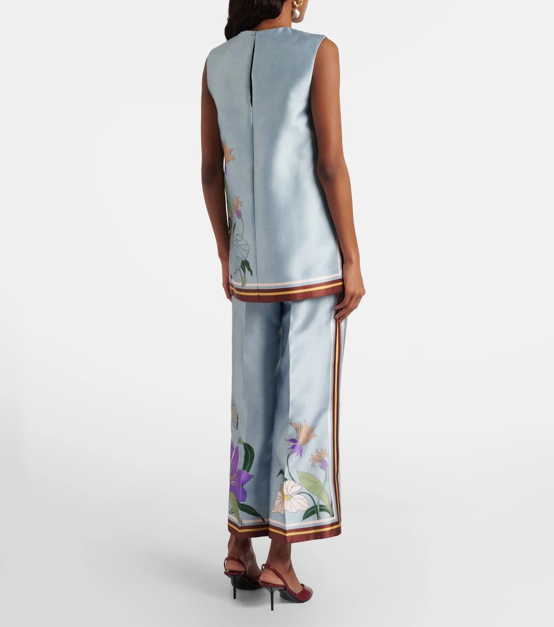 Alémais - Alfie floral satin culotte