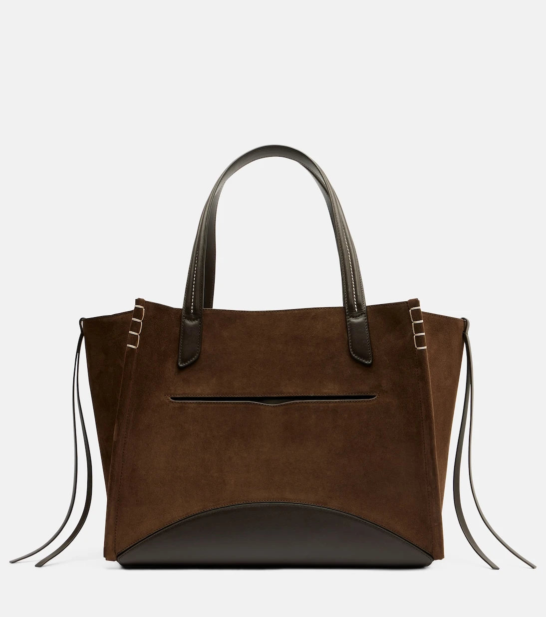 JW Anderson - Loafer Cabas Large suede tote bag