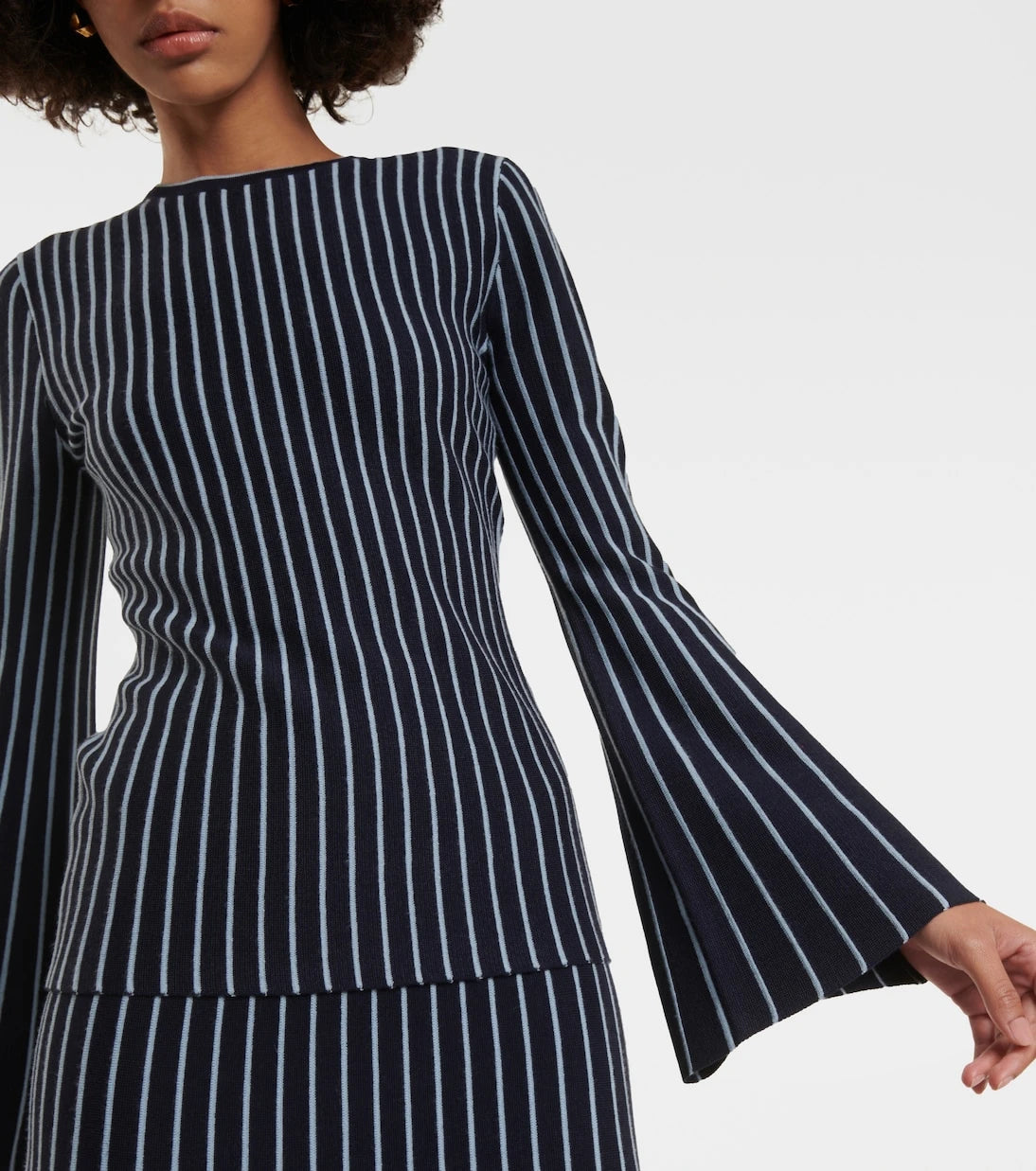 Gabriela Hearst - Lorcan striped wool and silk top