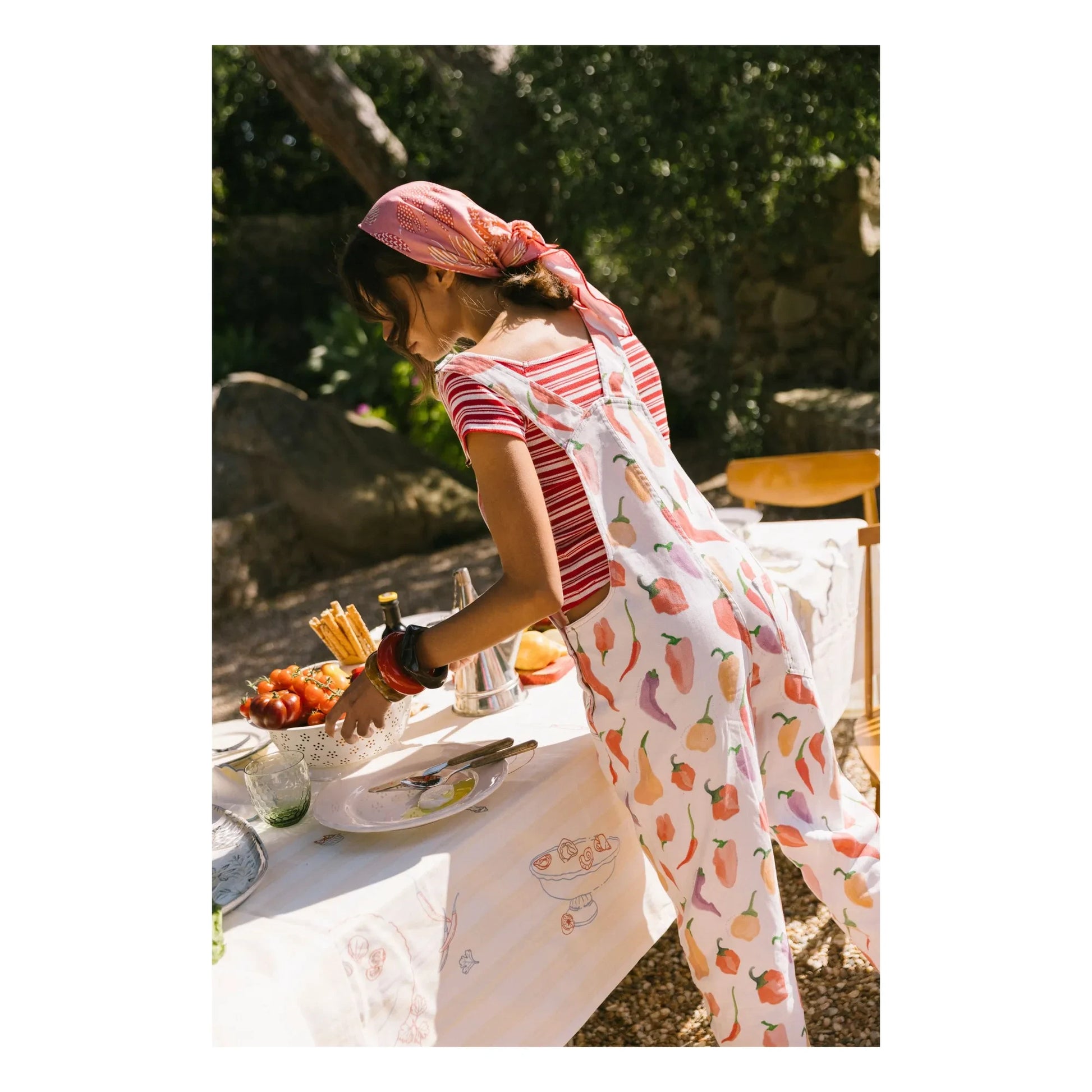 Favorite People - Peperone Peppers overalls - Women's collection | White
