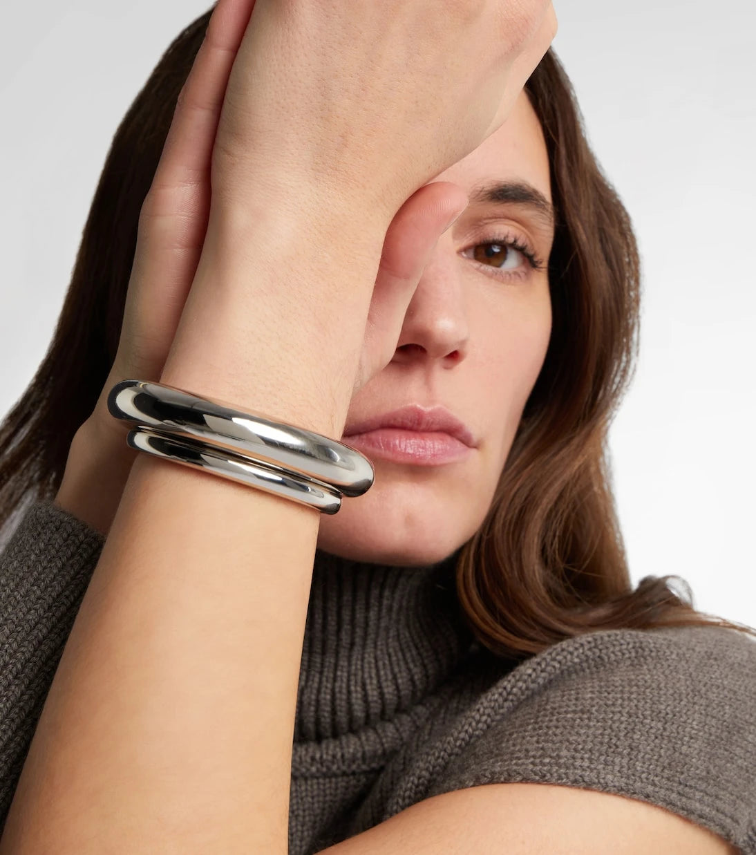 Jennifer Fisher - Jamma rhodium-plated cuff bracelet