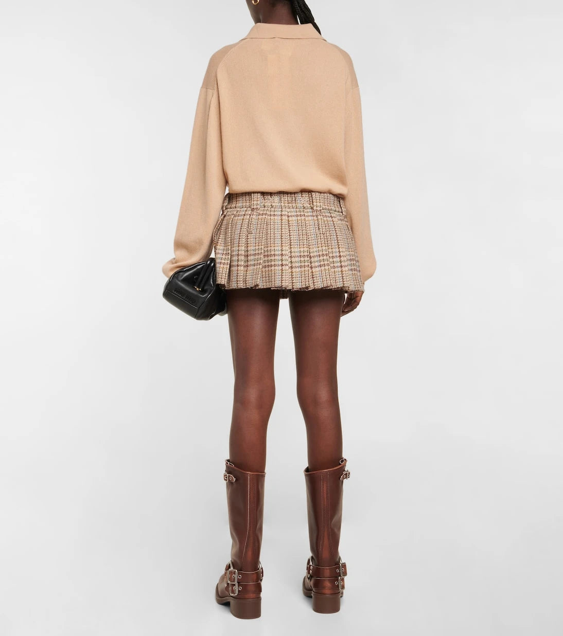 Miu Miu - Checked miniskirt