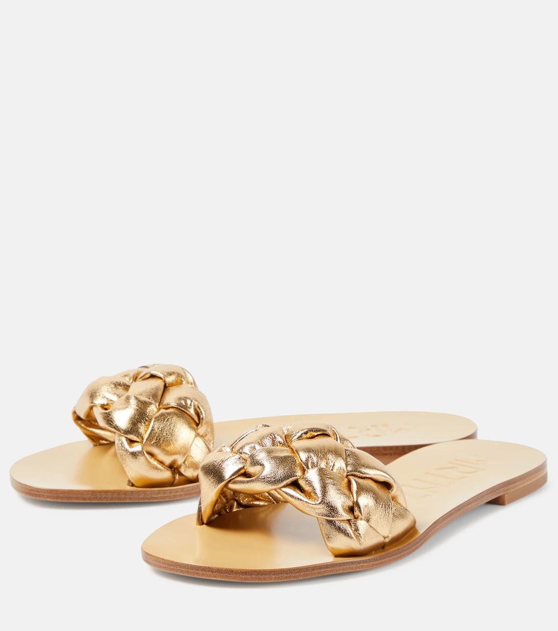 Souliers Martinez - Pelota braided leather slides