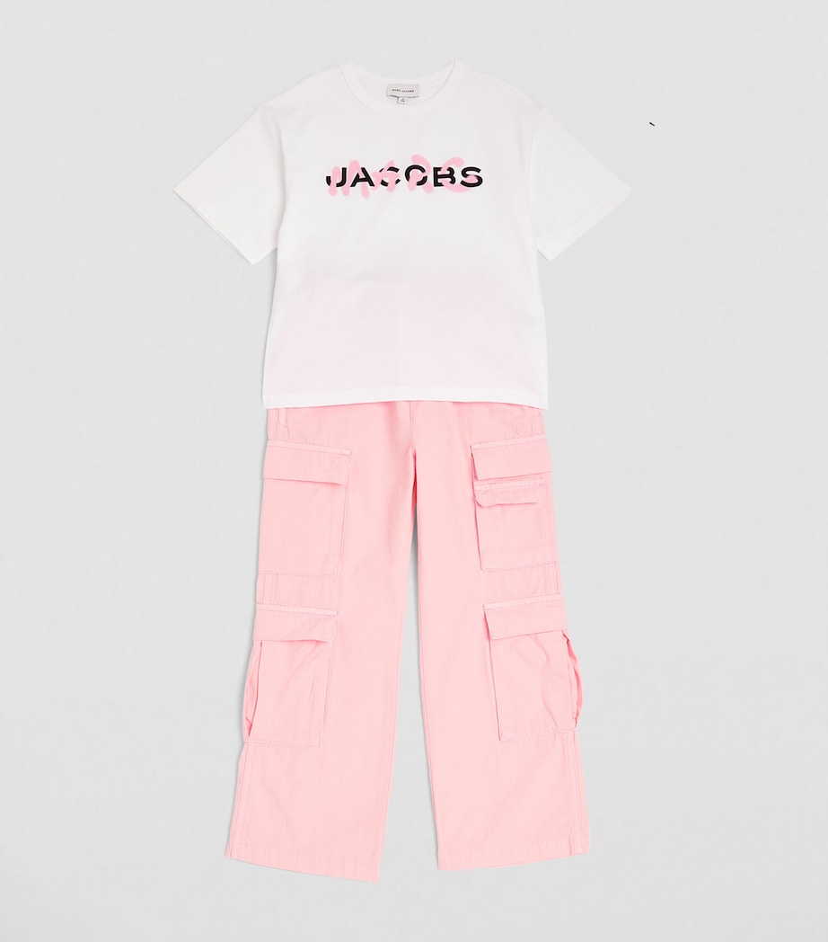 Marc Jacobs Kids Spray Paint-Logo Print T-Shirt (4-12+ Years)