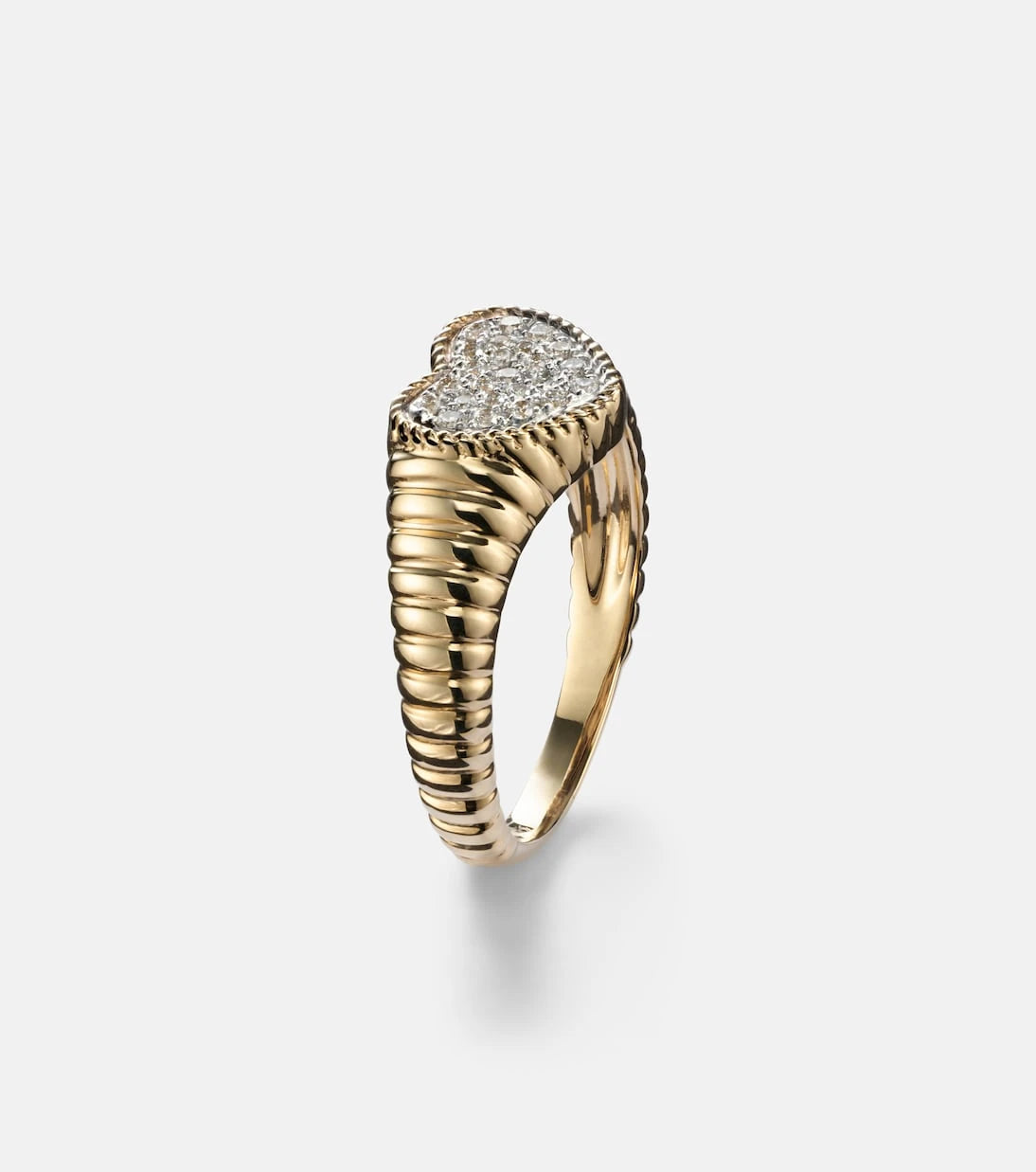 Yvonne Léon - Baby 9kt gold ring with diamonds