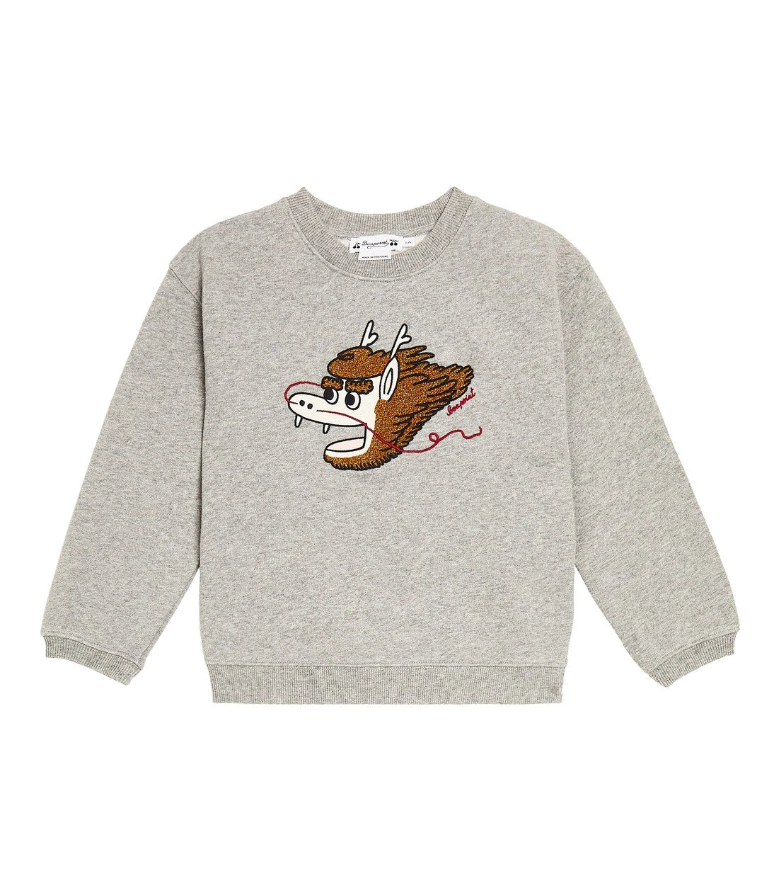 Bonpoint - Tonino embroidered cotton jersey sweatshirt