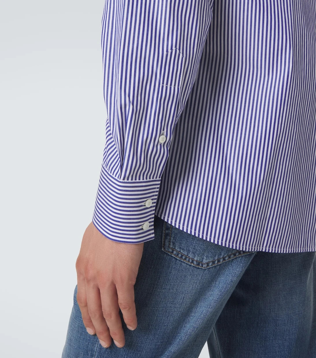 Brunello Cucinelli - Striped cotton shirt