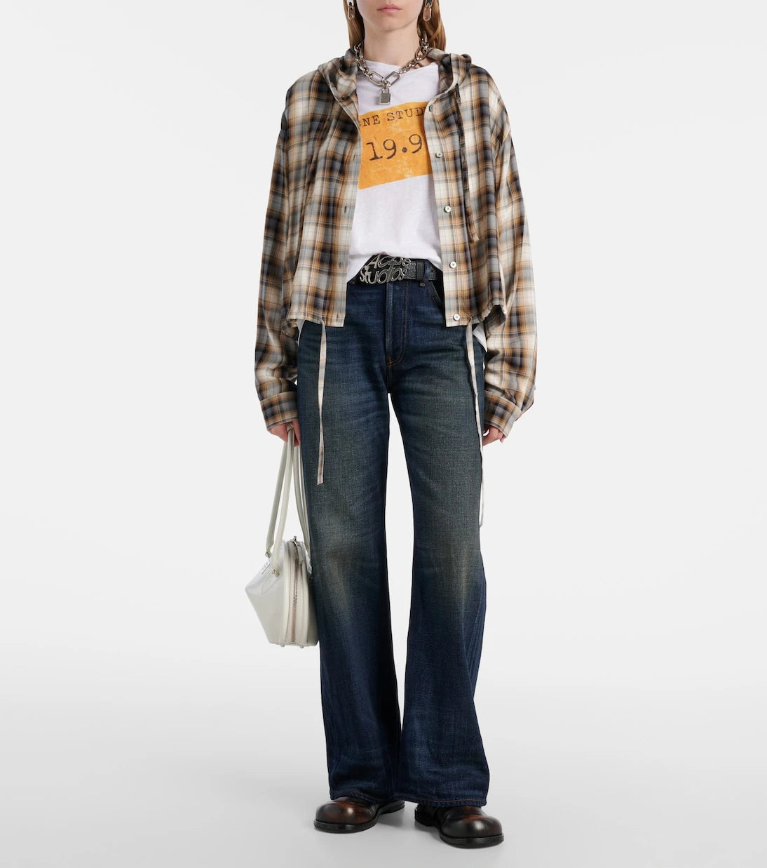 Acne Studios - Acne Studios بنطلون جينز يويوجي 2021F بقصة واسعة