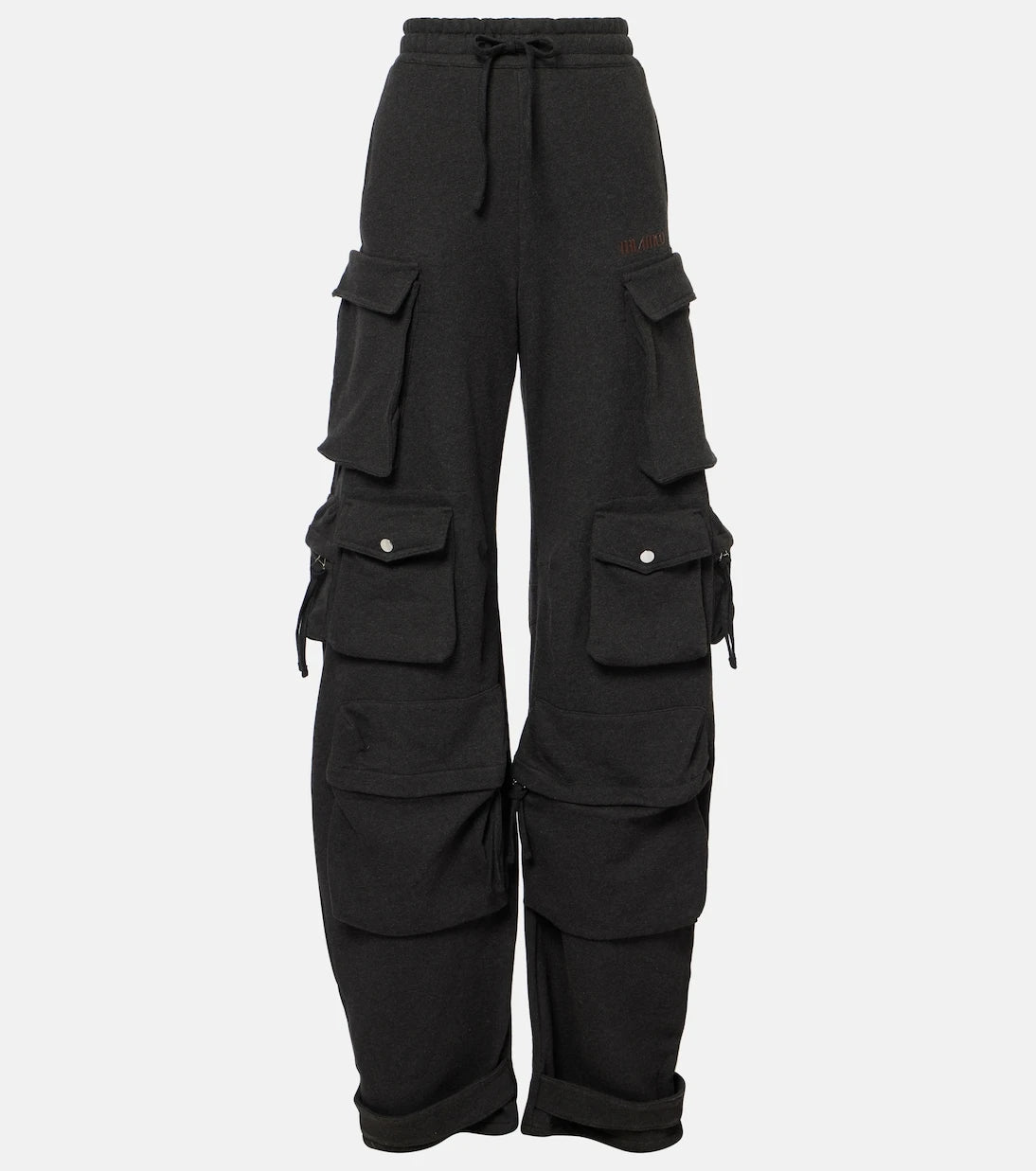 The Attico - Cotton fleece cargo pants