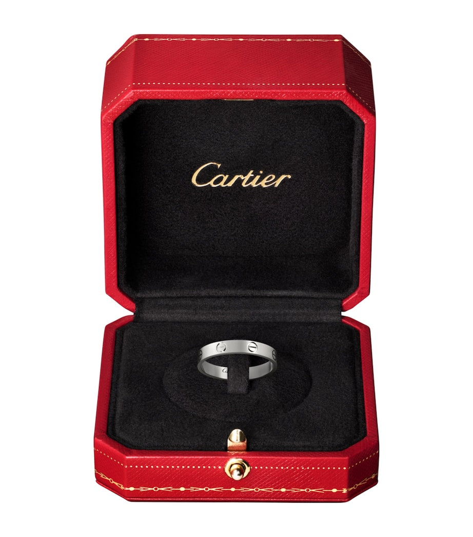 Cartier White Gold LOVE Wedding Band