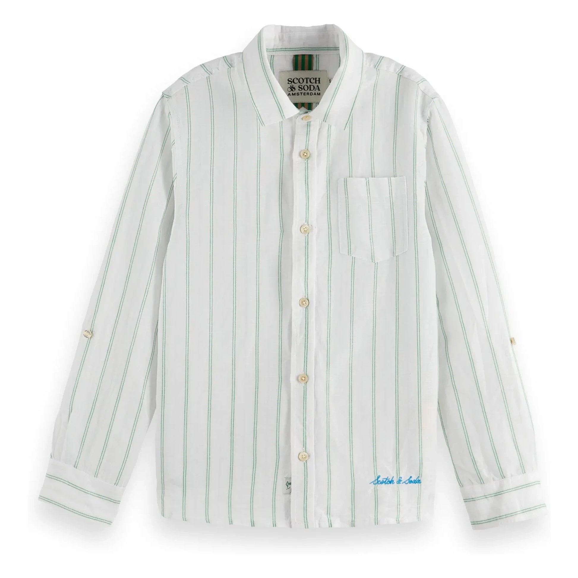 Scotch & Soda - Striped Shirt | White