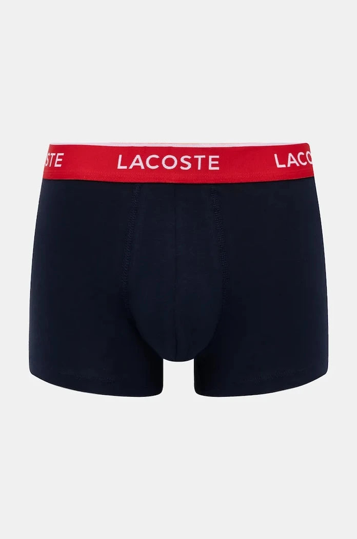 Lacoste erkek pamuklu elastan dar kesim boxer 3'lü