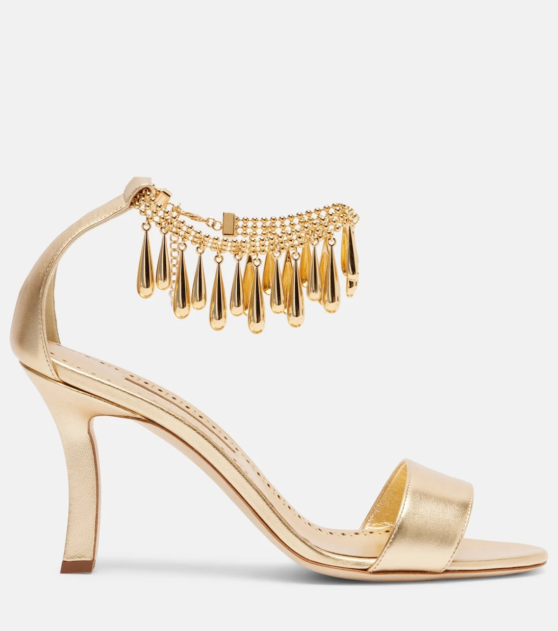 Manolo Blahnik - صندل Nicusan 90 جلدي مزخرف