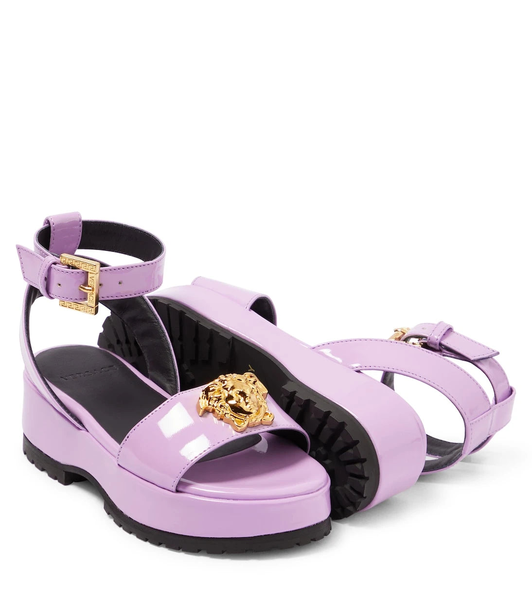 Versace Kids - صنادل منصة لا ميدوزا