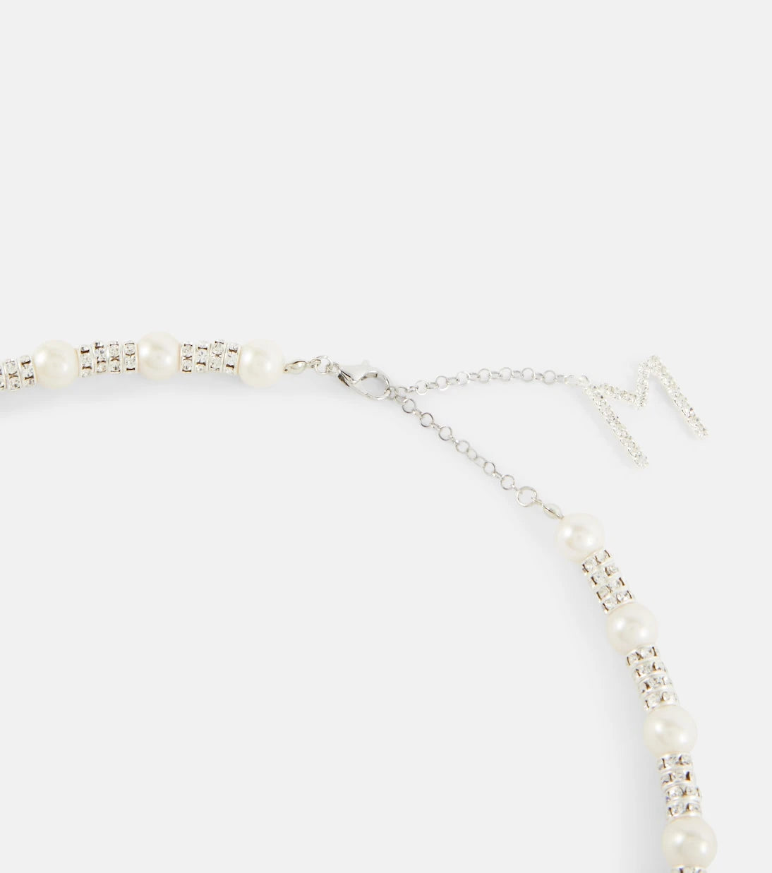 Magda Butrym - Embellished necklace with rose quartz