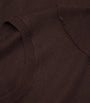 Brown Cashmere Rib Stitch Baby T-Shirt