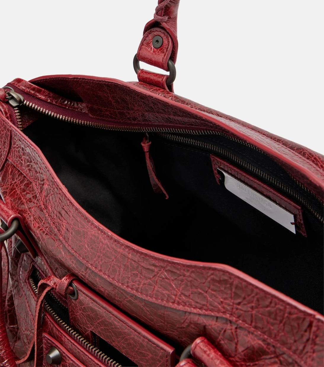 Balenciaga - Le City Medium leather top-handle bag