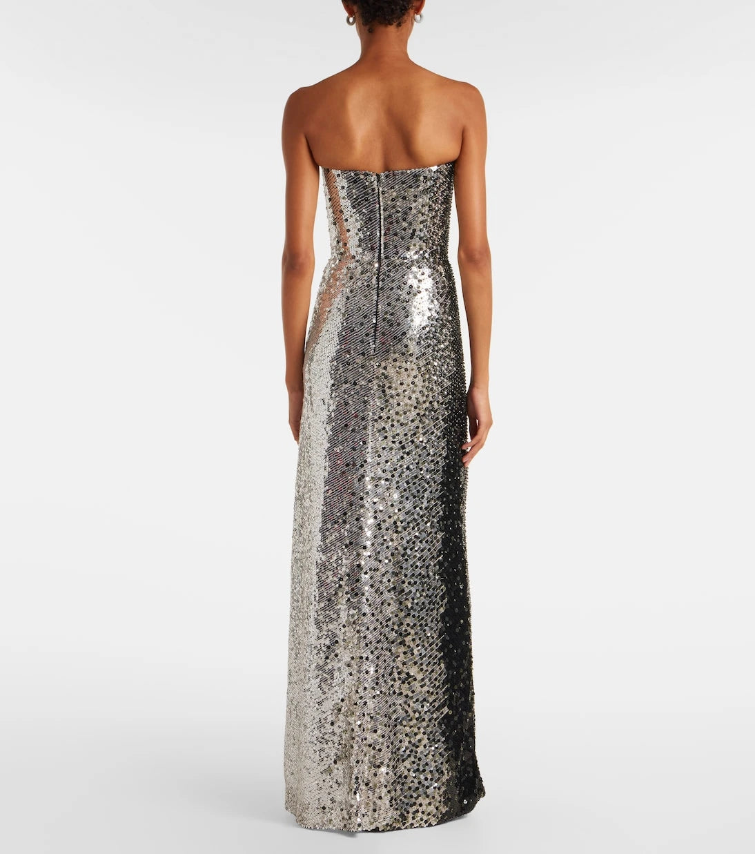 Jenny Packham - Caron sequined strapless gown