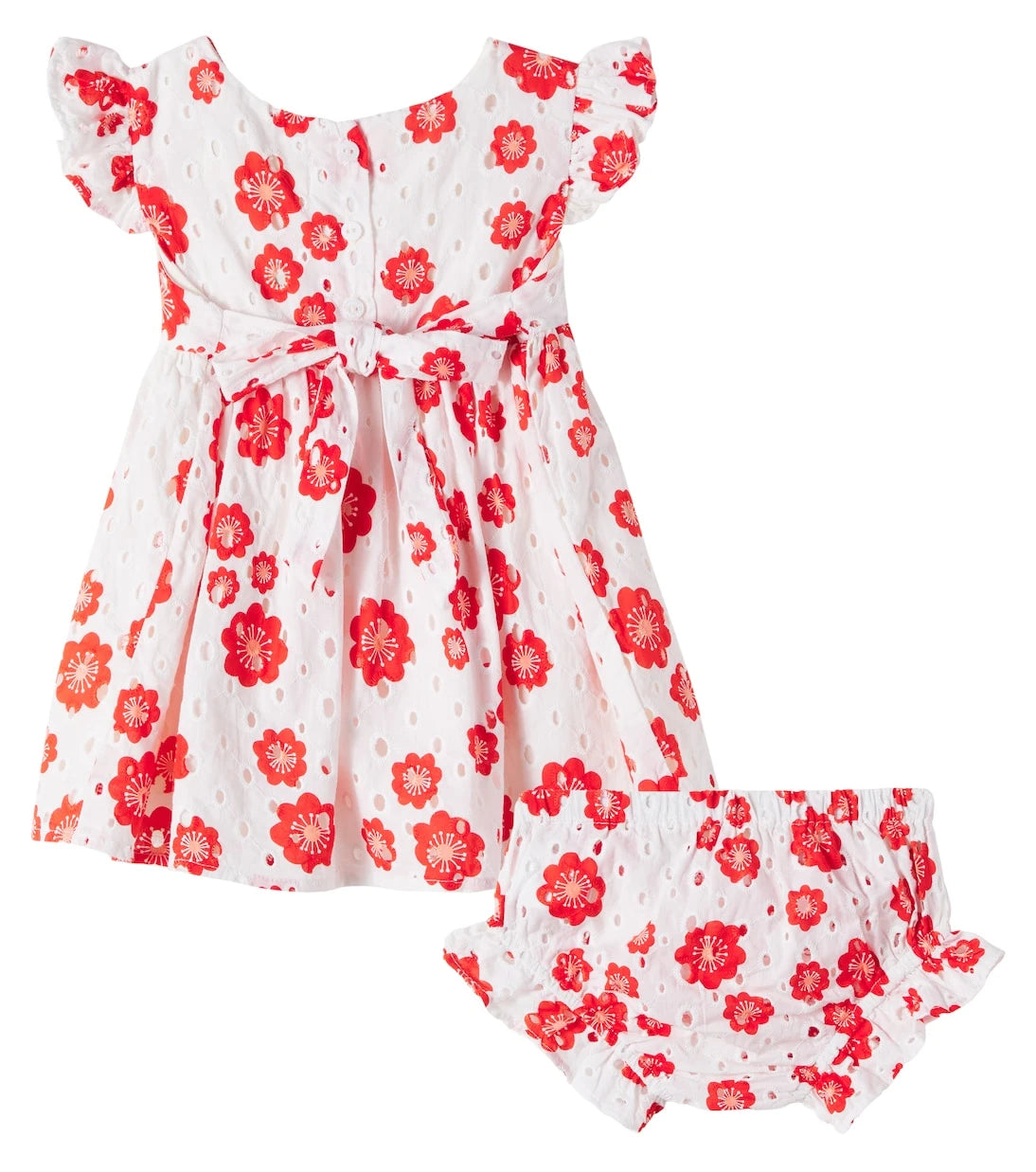 Fábula - Baby cotton dress and bloomers set