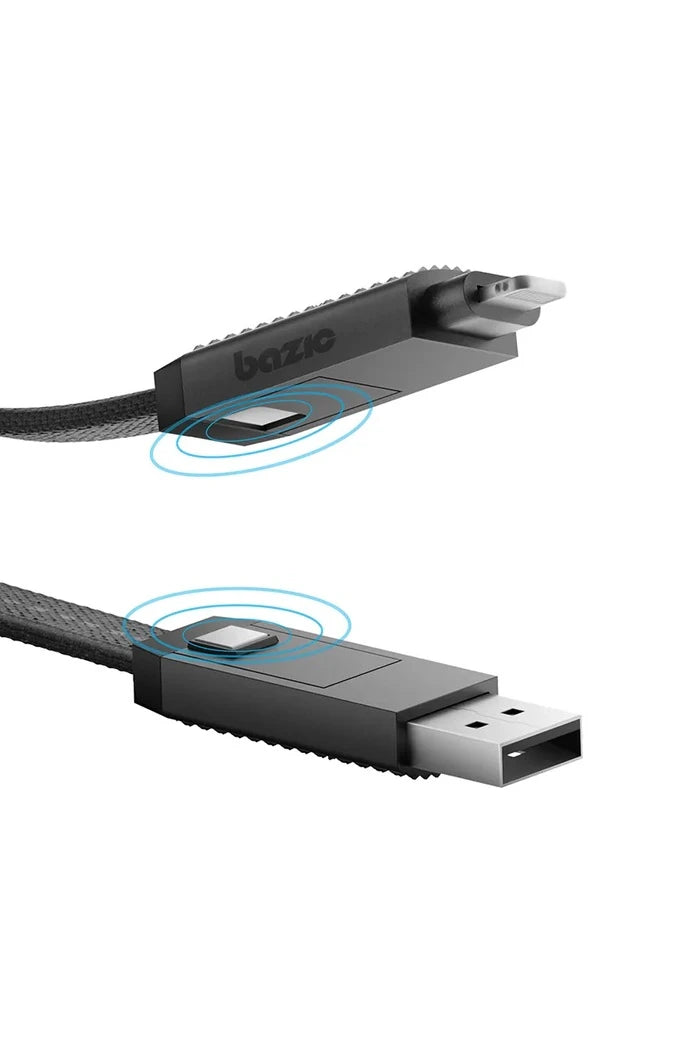 4'ü 1 Arada Şarj Kablosu Bazic (USB-A, USB-C, USB-C ve Lightning) 1 m