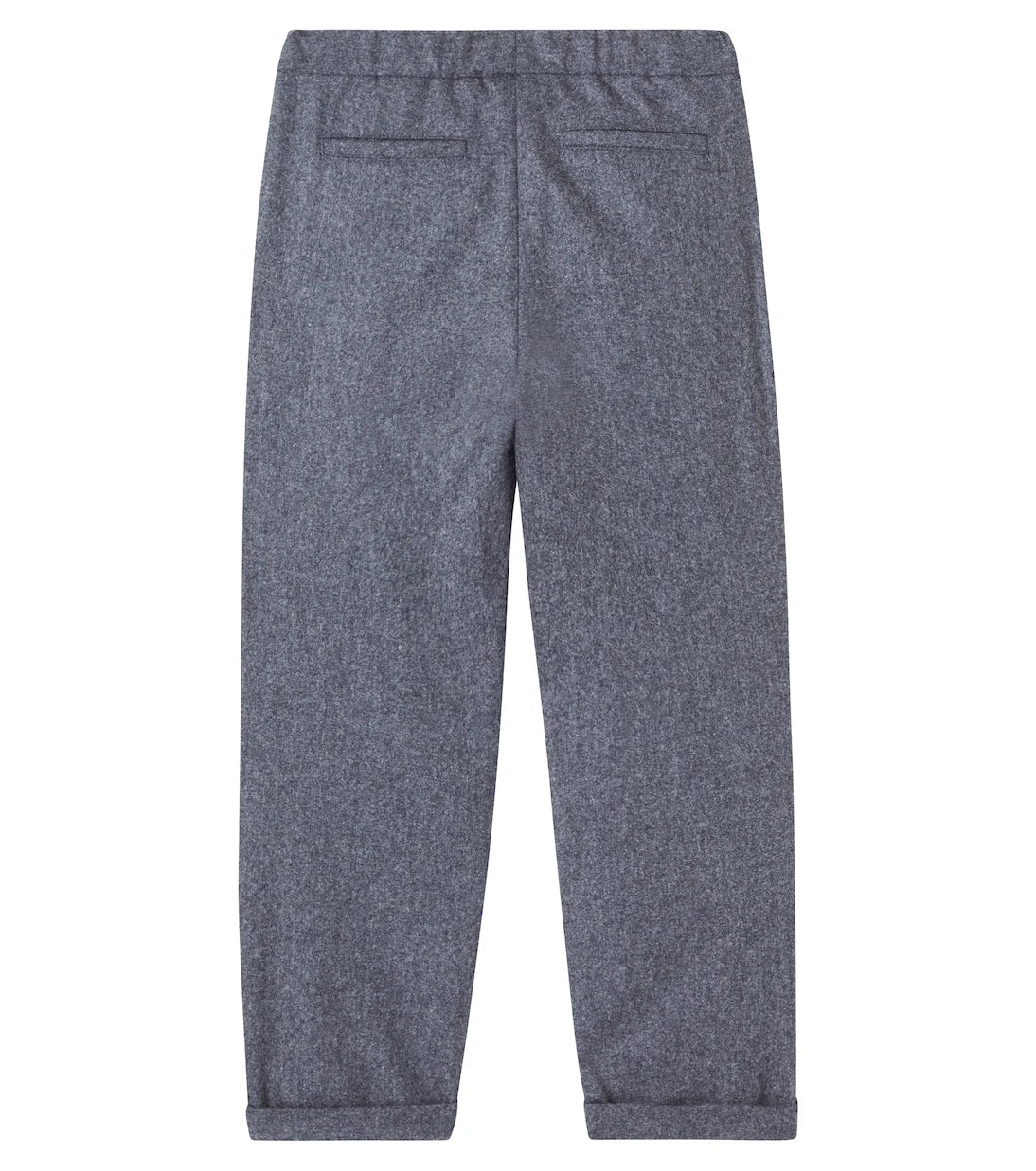 Brunello Cucinelli Kids - بنطال مستقيم من الصوف البكر