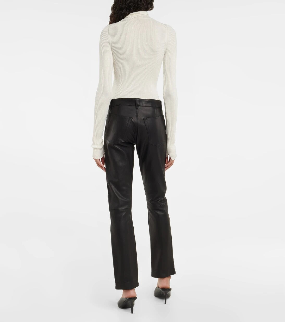 Petar Petrov - Gonda low-rise leather pants