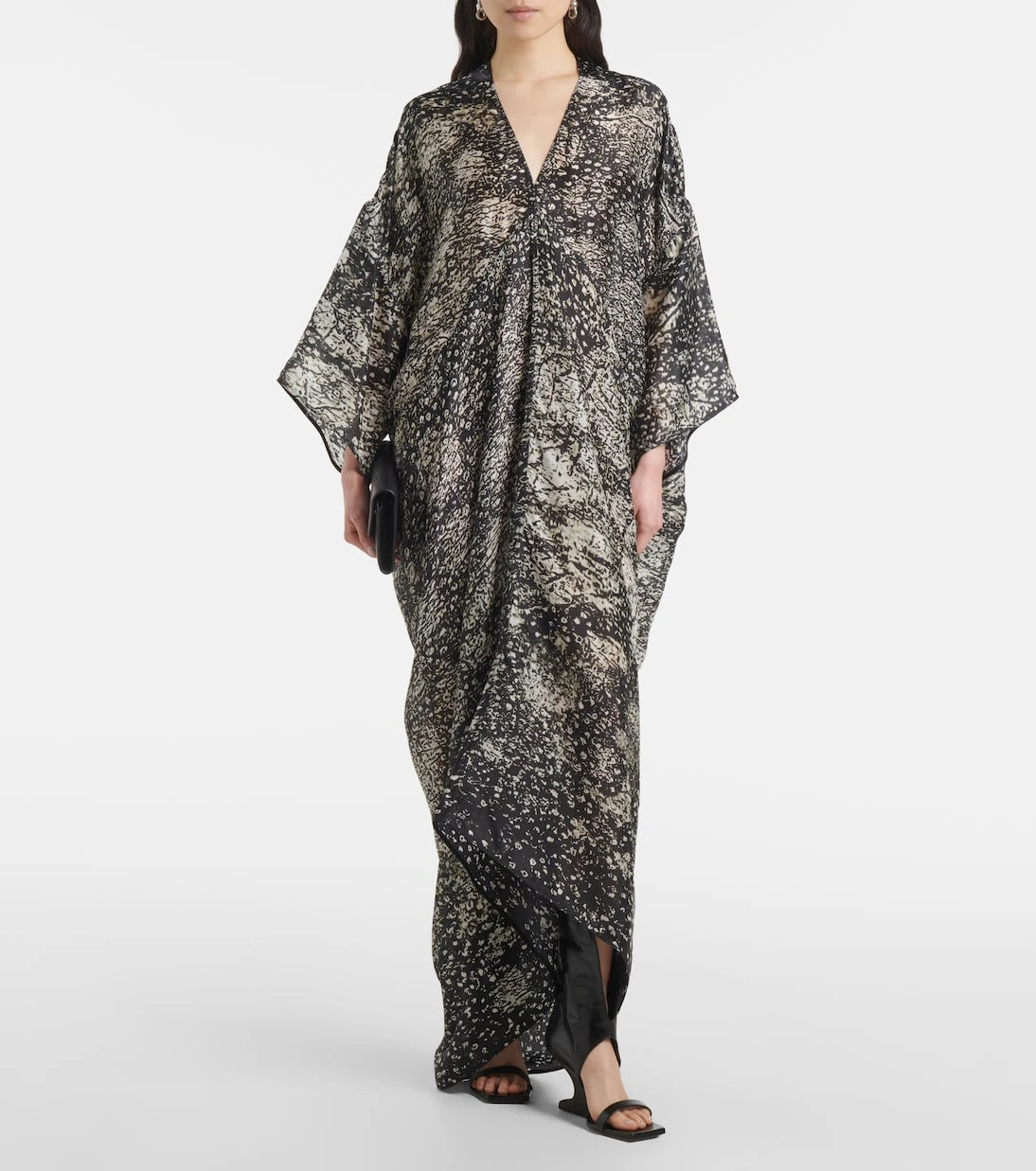Rick Owens - Tommykite draped satin gown