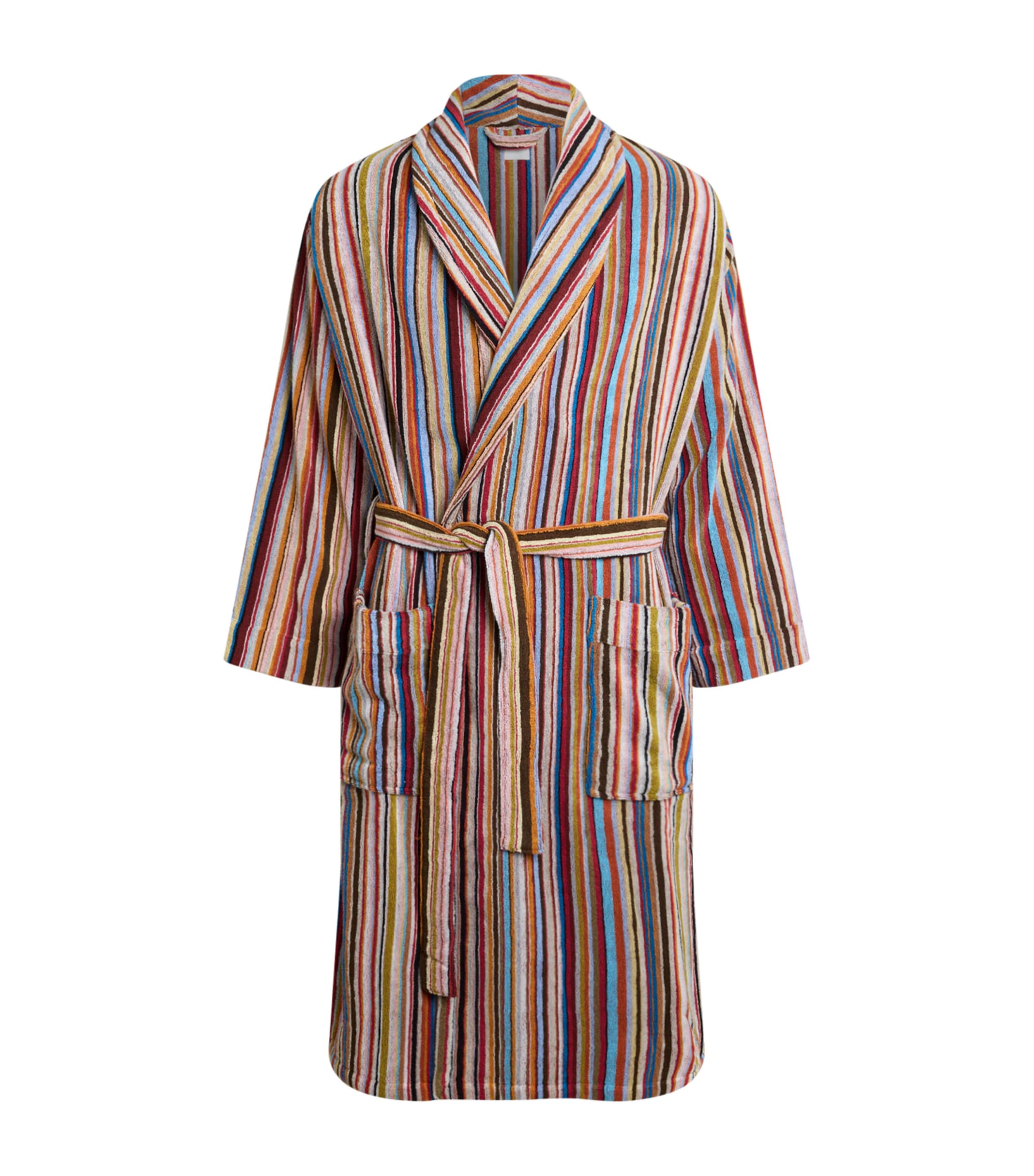 Cotton Stripe Robe