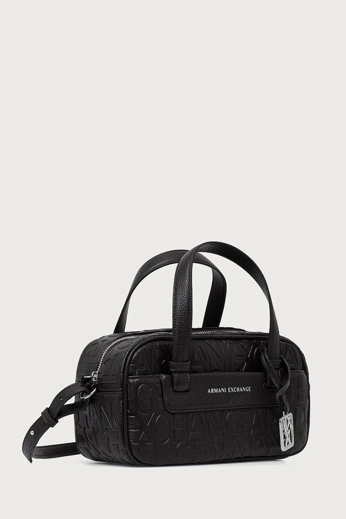 Armani Exchange kadın suni deri baguette çanta