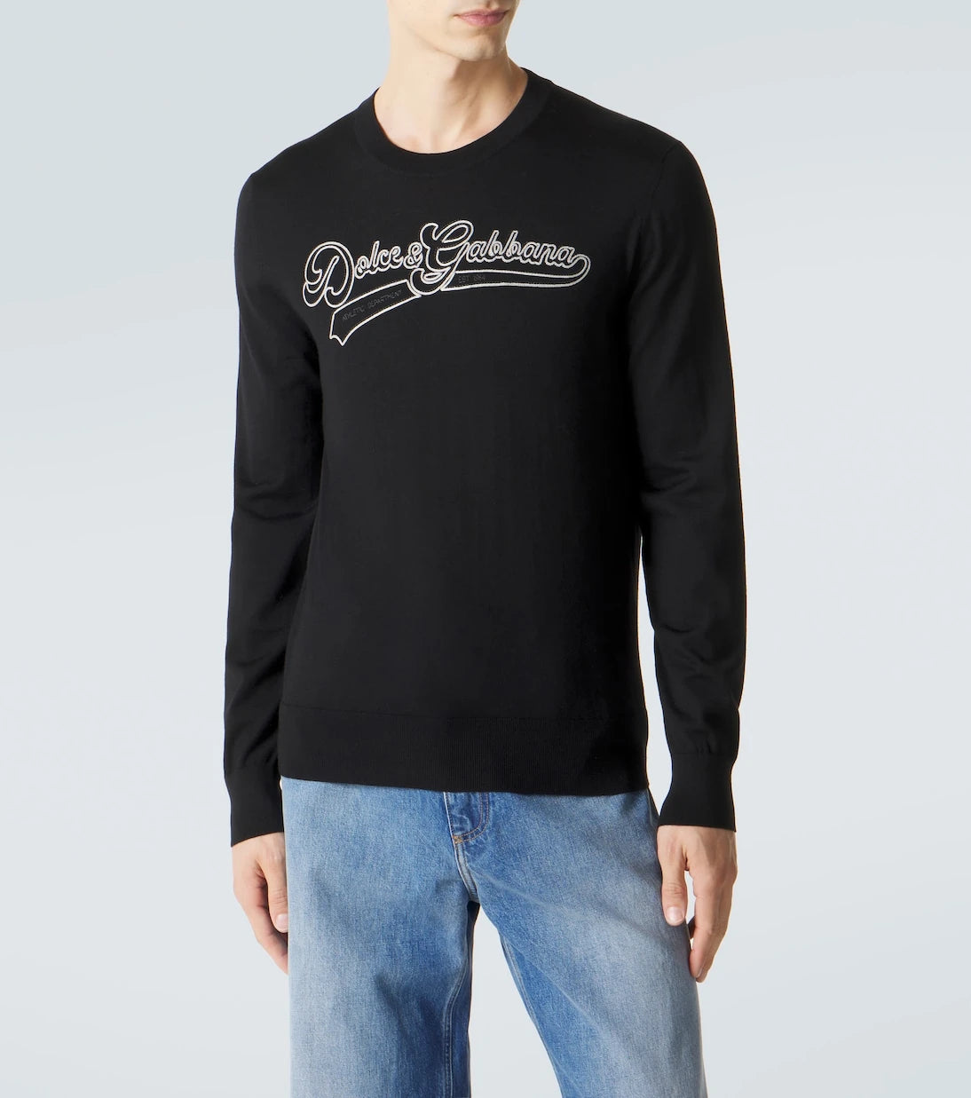 Dolce&Gabbana - Logo virgin wool sweater