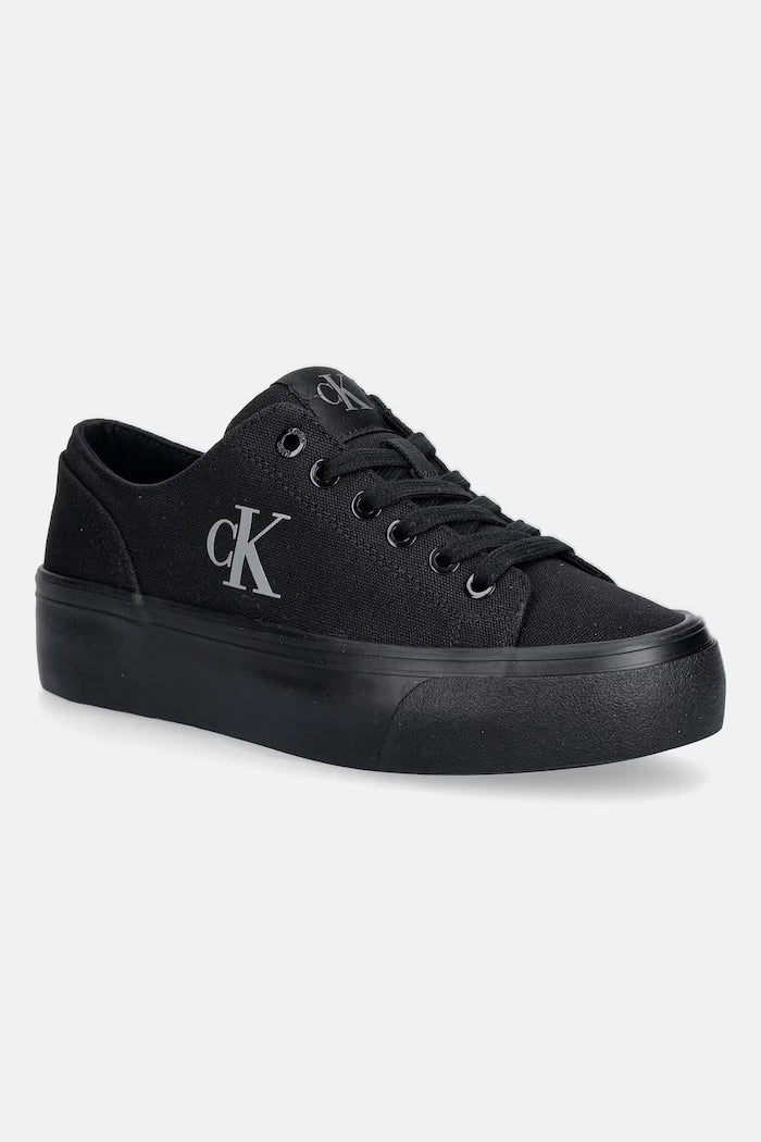 Calvin Klein VULC FLATFORM LOW CANVAS MG düşük kadın sneaker