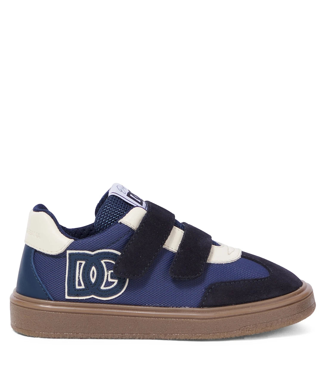 Dolce&Gabbana Kids - DG suede-trimmed sneakers