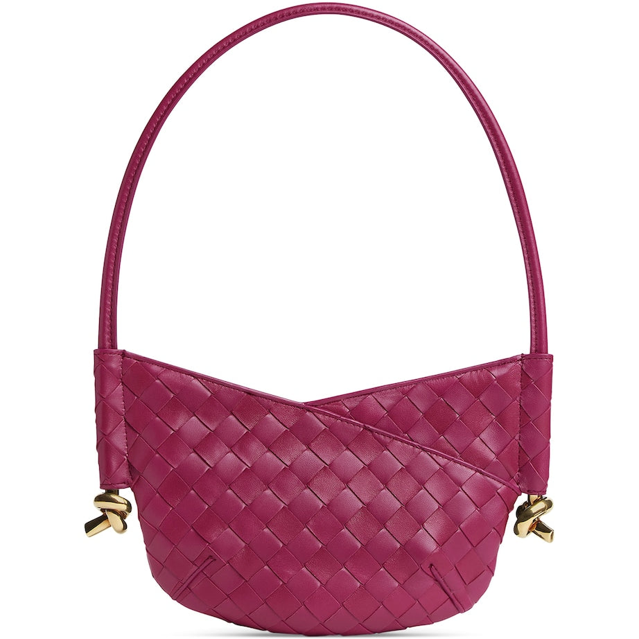 Pink Mini Lambskin Solstice Shoulder Bag