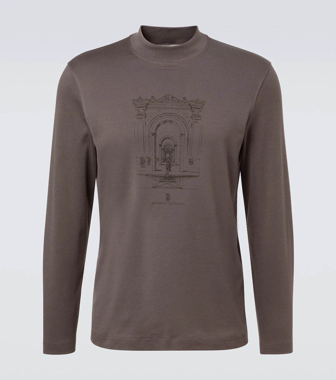 Brunello Cucinelli - Printed cotton jersey T-shirt