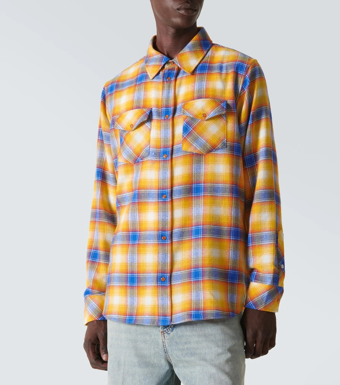 God's True Cashmere - Tartan cashmere shirt