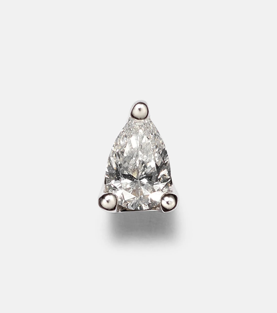 Anita Ko - 18kt white gold single earring with diamonds