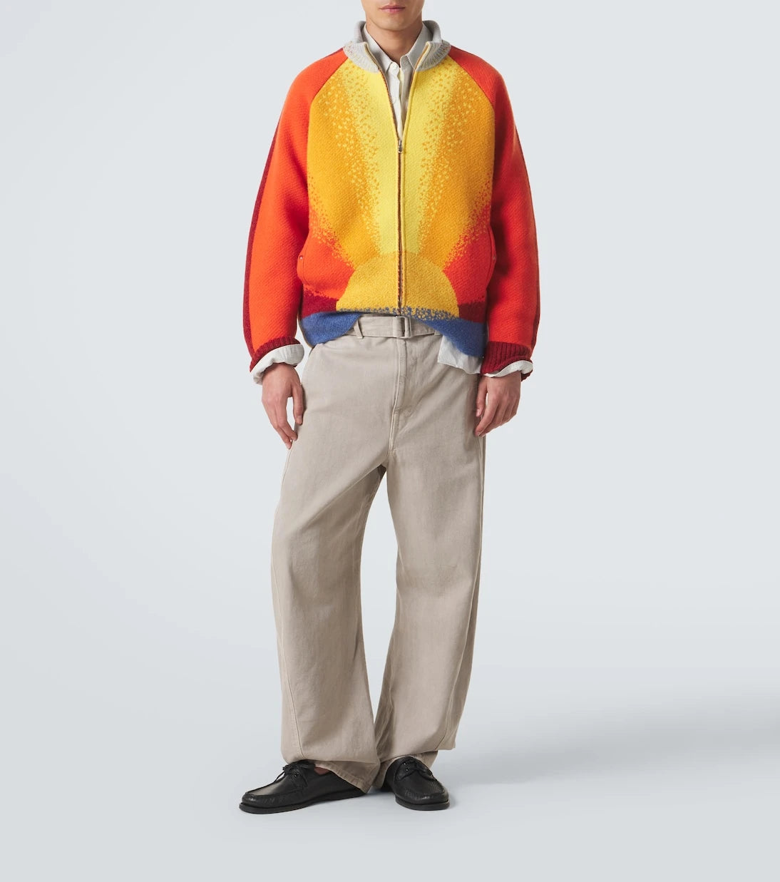 God's True Cashmere - Radiant Sun cashmere zip-up sweater