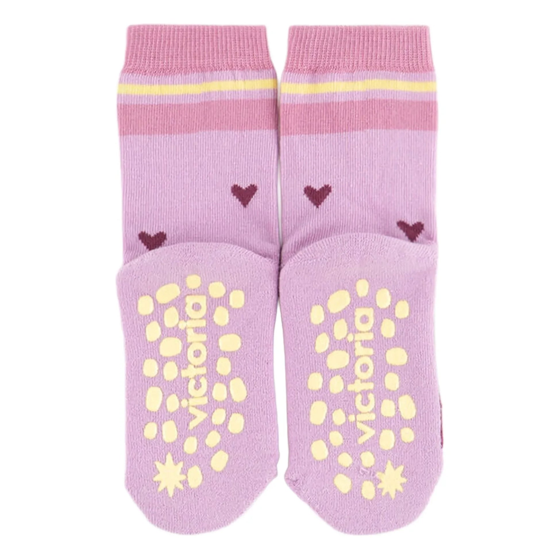 Victoria - Heart socks | Pink