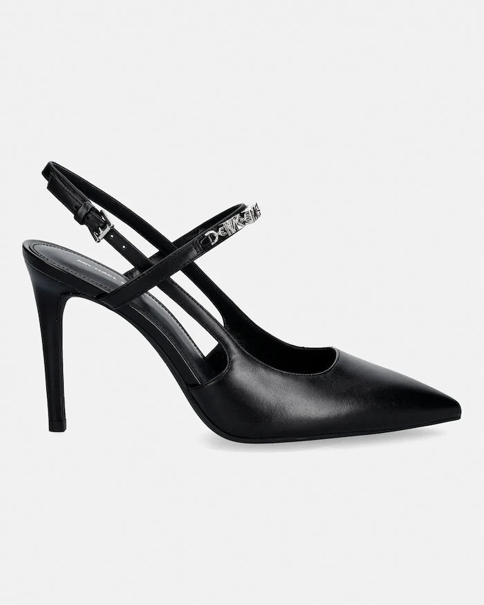 MICHAEL Michael Kors Dina Flex High Sling Pump Deri İnce Topuklu Ayakkabı