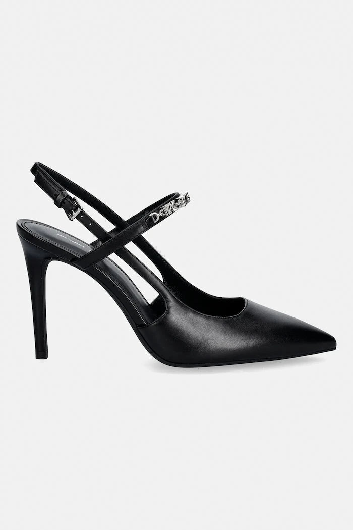 Кожени обувки с тънък ток MICHAEL Michael Kors Dina Flex High Sling Pump