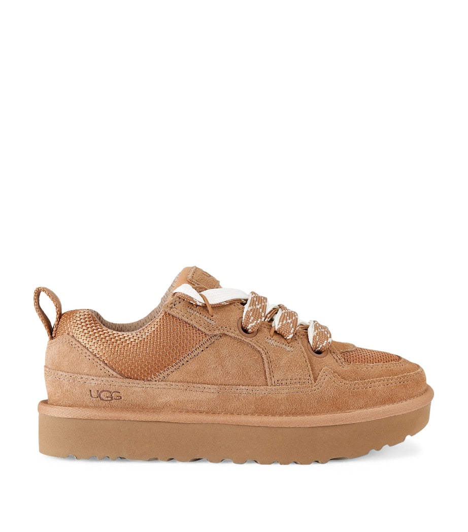 UGG Beige Suede Lo Lowmel Sneakers