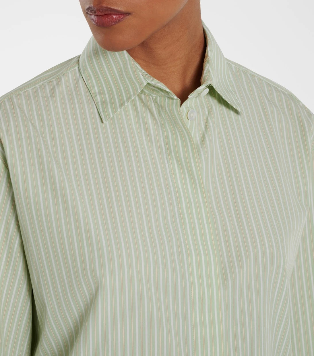 The Row - Vanda striped cotton shirt