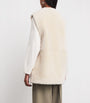 Ivory Shearling Gilet