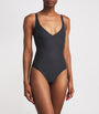 Skims Brown Plunge Bodysuit