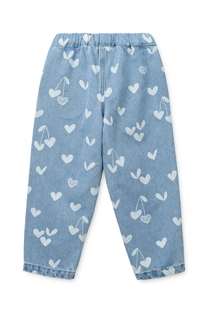 Детски дънки Liewood Borris Printed Denim Pants