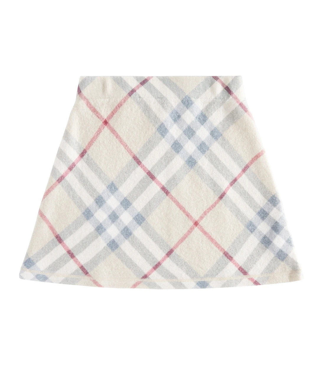 Burberry Kids - Burberry Check wool skirt