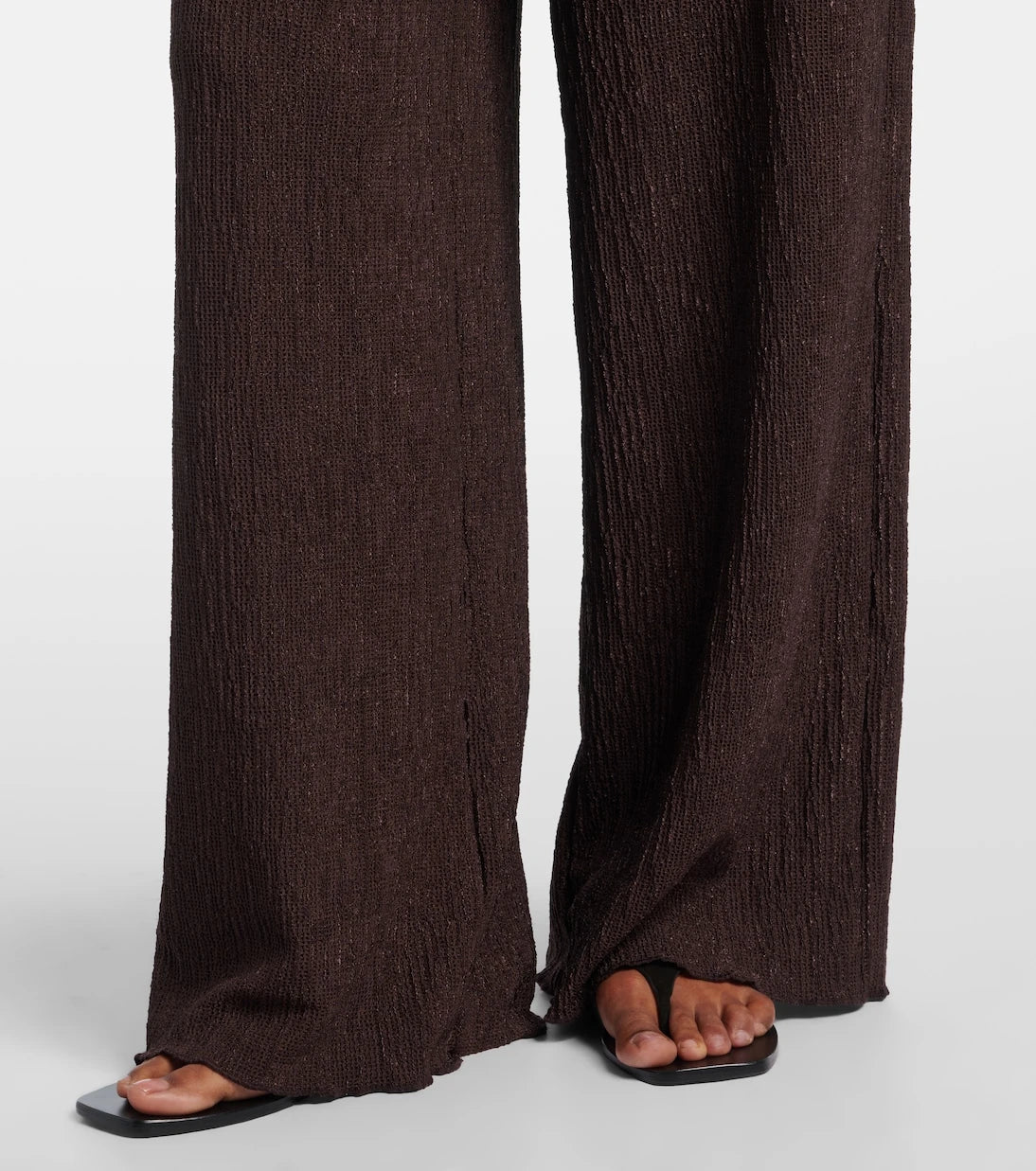Jade Swim - Mika seersucker wide-leg pants